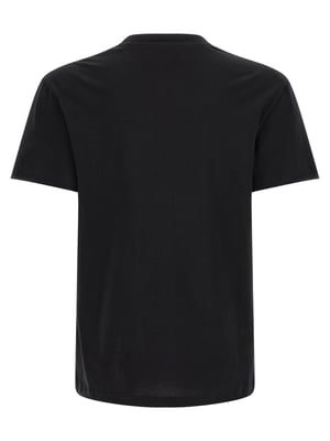 Camiseta de algodón negra Valentino Garavani