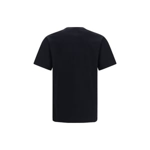 Camiseta de algodón negra Burberry