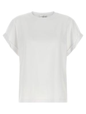 Camiseta de algodón blanca Victoria Beckham
