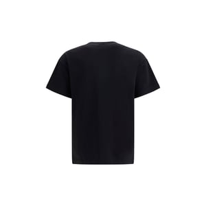 Camiseta de algodón negra Palm Angels