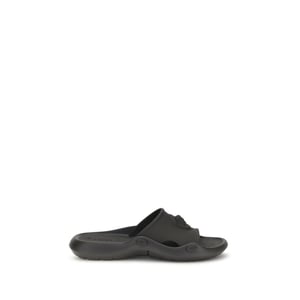 Sandalias Negras de Caucho Versace