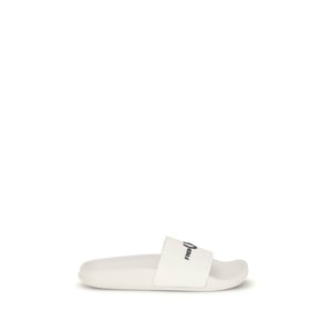 Sandalias de goma blancas Fred Perry