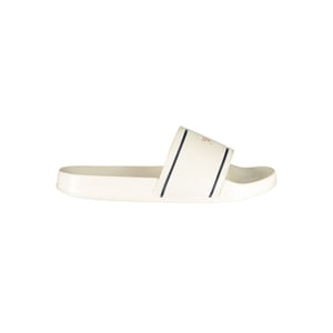 Pantuflas de mujer de poliuretano blancas Tommy Hilfiger