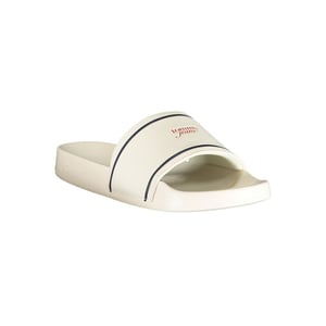Pantuflas de mujer de poliuretano blancas Tommy Hilfiger