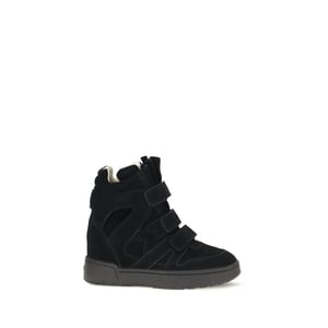 Zapatillas Bos Taurus de cuero de ternera negro Isabel Marant