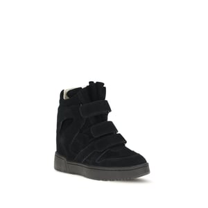 Zapatillas Bos Taurus de cuero de ternera negro Isabel Marant