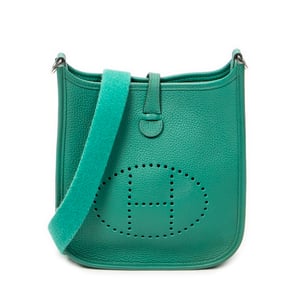 Hermès Evelyne TPM en  verde Cuero de ternero