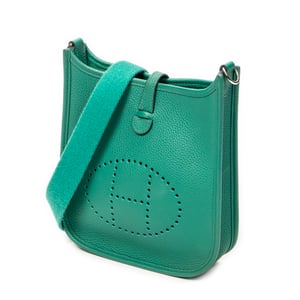 Hermès Evelyne TPM en  verde Cuero de ternero