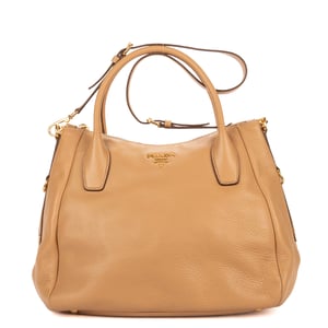 Prada 2-Way Tote  en  beige Cuero de ternero