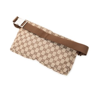 Gucci Waist Pouch  en  beige Lienzo