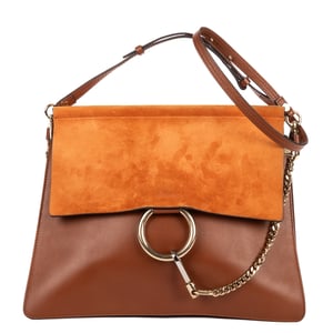 Chloé Medium Faye Bag Medium en  marrón Cuero de ternera