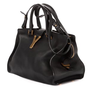 Yves Saint Laurent Small Cabas ChYc Small en  negro Cuero de ternero
