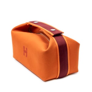 Hermès Bride-A-Brac Case PM en  naranja Lienzo