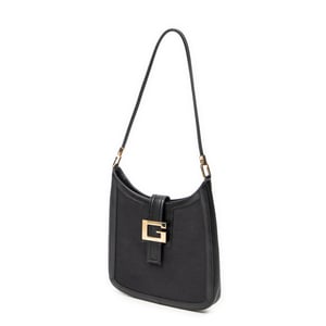 Gucci Vintage G Logo Hobo  en  negro Lienzo