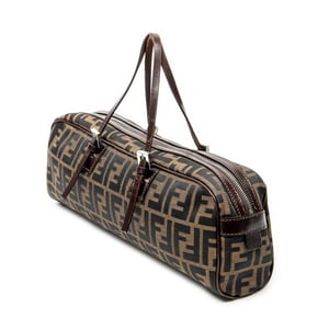 Fendi Rectangular Bauletto  en  marrón Lienzo