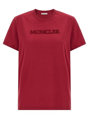 Camiseta de algodón multicolor Moncler