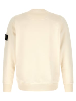 Sudadera de algodón beige Stone Island