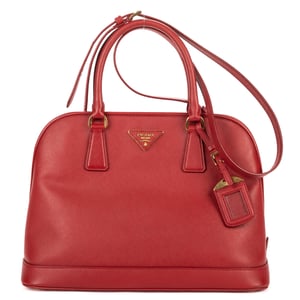 Prada Medium Open Promenade Medium en  rojo Cuero de ternero