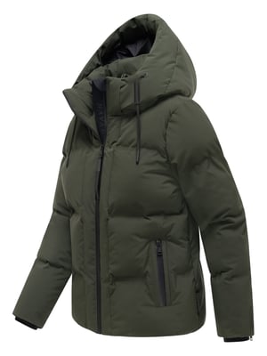 Chaqueta acolchada para mujer Navahoo Wolkentanz con capucha