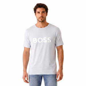 Camiseta de algodón de manga corta de corte regular para hombres 50491706