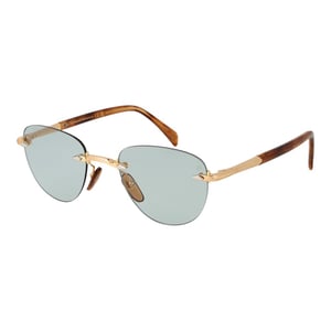 Gafas de sol metálicas doradas David Beckham