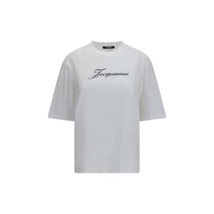Camiseta de Algodón Blanca Jacquemus