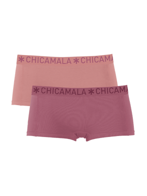 Chicamala Braguitas Bóxer para Mujer - Pack de 2 - Ropa Interior para Mujer