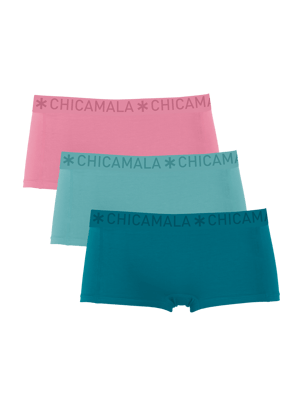 Chicamala Braguitas Bóxer para Niña - Pack de 3 - Ropa Interior para Niña
