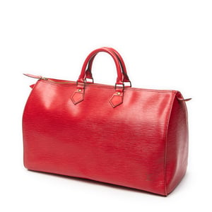 Louis Vuitton Speedy Black Stitching 40 en  Red Cuero de ternero