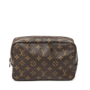 Louis Vuitton Toiletry Pouch PM en  marrón Lienzo recubierto
