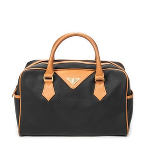Yves Saint Laurent Vintage Boston  en  negro Lienzo recubierto
