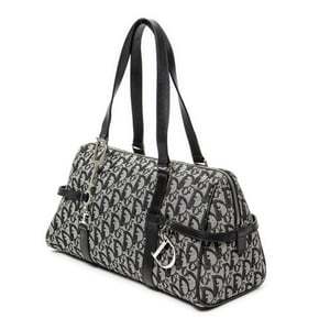 Dior D Charm Trotter Boston  en  gris Lienzo