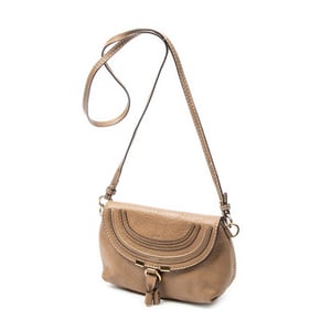 Chloé Marcie Pochette Crossbody  en  marrón Cuero de ternero
