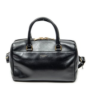 Yves Saint Laurent Baby Duffle  en  negro Cuero de ternero
