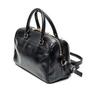 Yves Saint Laurent Baby Duffle  en  negro Cuero de ternero