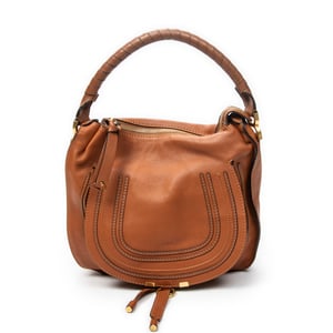 Chloé Medium Marcie Hobo  en  marrón Cuero de ternero