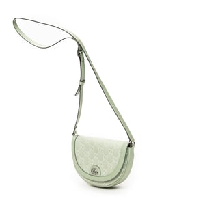 Gucci Mini Ophidia Flap  en  verde claro Lienzo