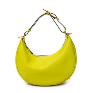 Fendi Small Fendigraphy  en  verde Cuero de ternero