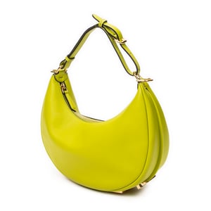 Fendi Small Fendigraphy  en  verde Cuero de ternero