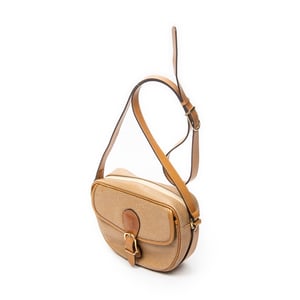 Celine Vintage Buckle Flap Crossbody  en  Bronceado Cuero de ternero