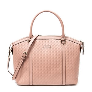 Gucci Large Dome Tote  en  rosa Cuero de ternero