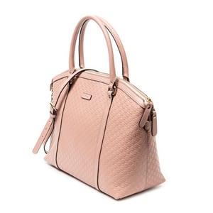 Gucci Large Dome Tote  en  rosa Cuero de ternero