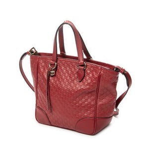 Gucci Small Bree Tote  en  Red Cuero de ternero