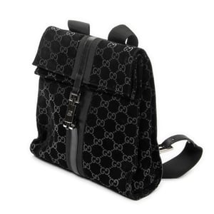 Gucci Small Jackie Backpack  en  negro Lienzo