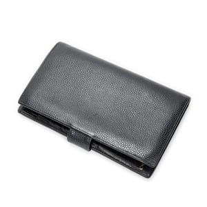 Chanel Timeless French Purse Wallet  en  negro Cuero de ternero