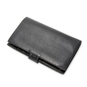 Chanel Timeless French Purse Wallet  en  negro Cuero de ternero