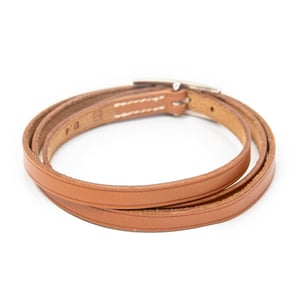 Hermès Behapi Triple Tour Bracelet  en  marrón Cuero de ternero