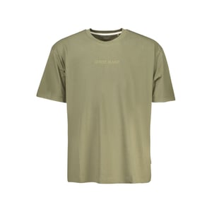 Camiseta de Hombre de Algodón Verde Guess Jeans