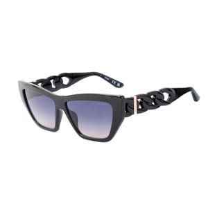 Gafas de sol de resina negra Guess