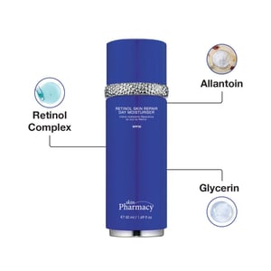 skinPharmacy Crema hidratante de día reparadora con retinol y SPF 30, 50 ml